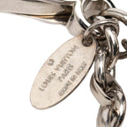 Louis Vuitton Rimy Bag Charm Key Holder Silver Pink White Metal — view 3