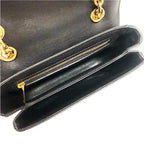 Celine C Small Chain Shoulder Bag 2-Way Calfskin Black — view 8