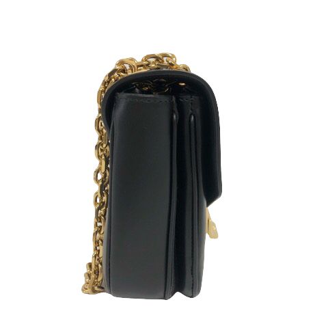 Celine C Small Chain Shoulder Bag 2-Way Calfskin Black — view 5