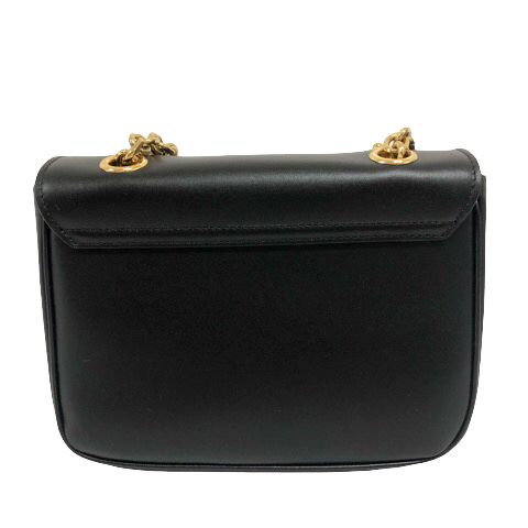 Celine C Small Chain Shoulder Bag 2-Way Calfskin Black — view 2