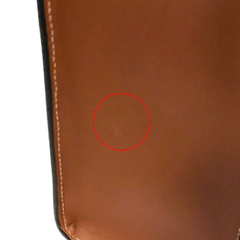 Celine Vertical Cabas Canvas & Calfskin Ochre Tan Brown Tote — view 9