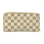 Louis Vuitton Damier Azur Zippy Wallet White Long — view 2