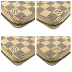 Louis Vuitton Damier Azur Zippy Wallet White Long — view 5