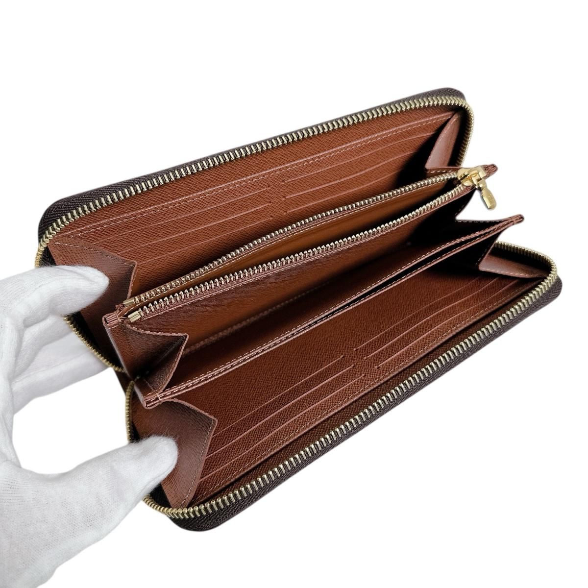 Louis Vuitton Monogram Zippy Long Wallet Zip Around — view 9