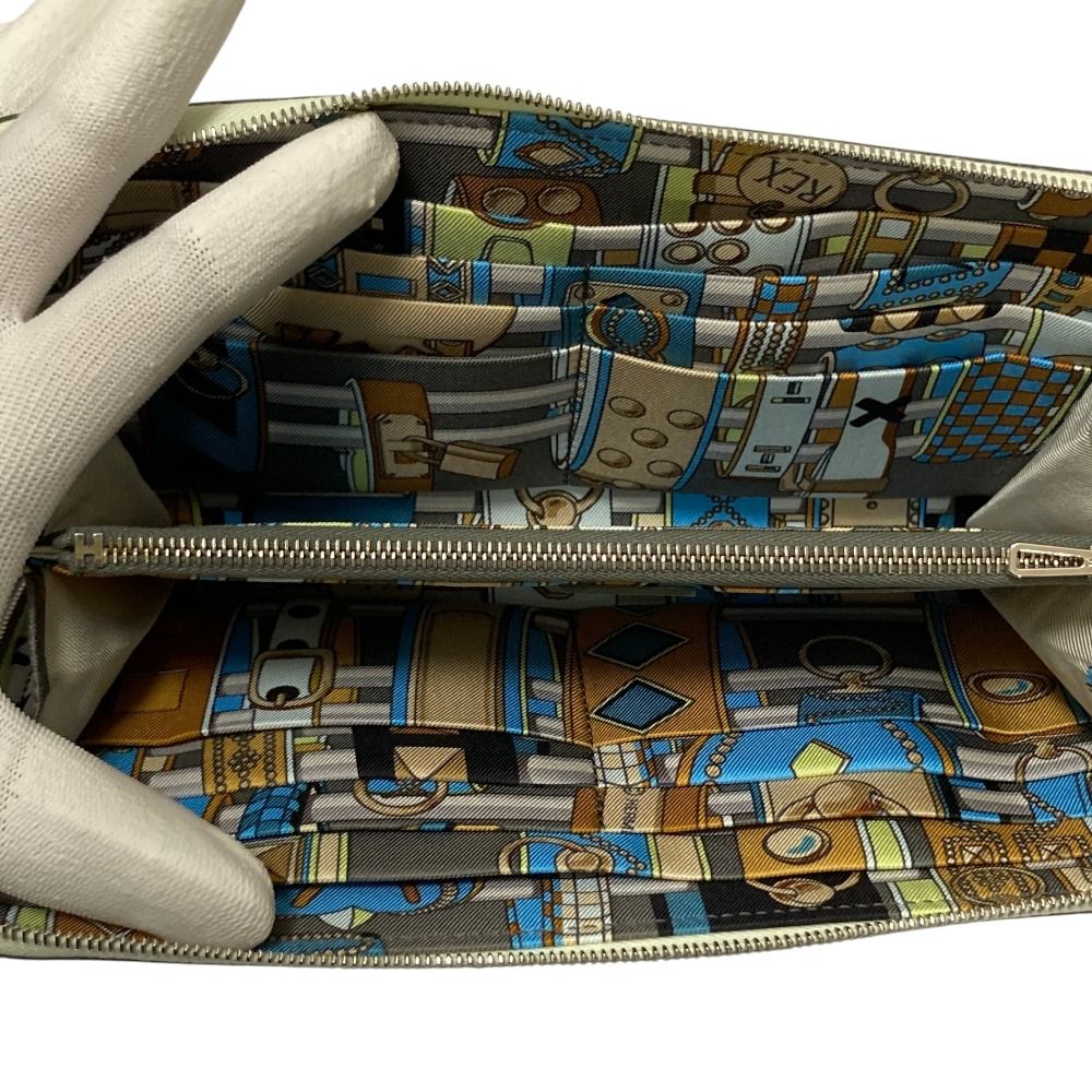 Hermes Veau Epsom Azap Long Silk in Wallet W — view 8