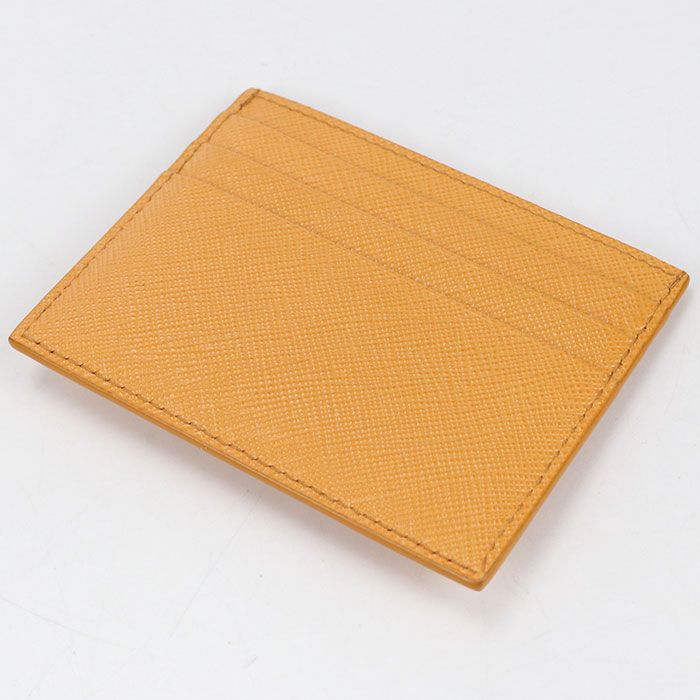 Prada Sapphire Triangle Card Case Calf Leather — view 2