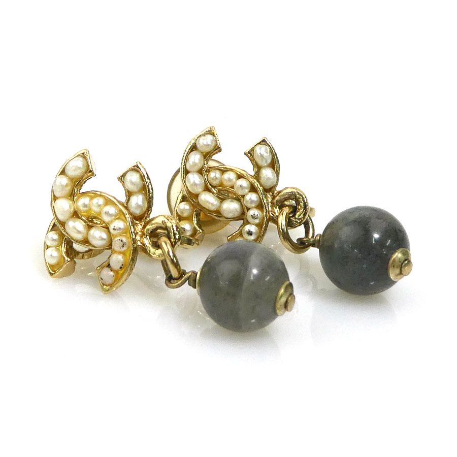 Chanel Earrings White — view 2