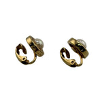 Christian Dior Round Shape Earrings Gold — view 6