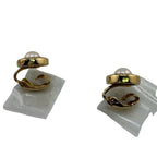 Christian Dior Round Shape Earrings Gold — view 4