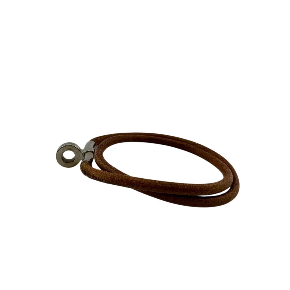 Hermes Bracelet Double Kelly Choker Brown — view 2
