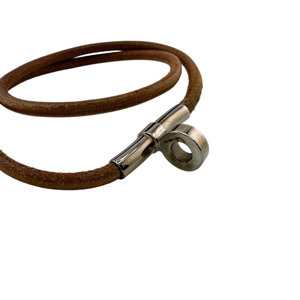 Hermes Bracelet Double Kelly Choker Brown — view 8