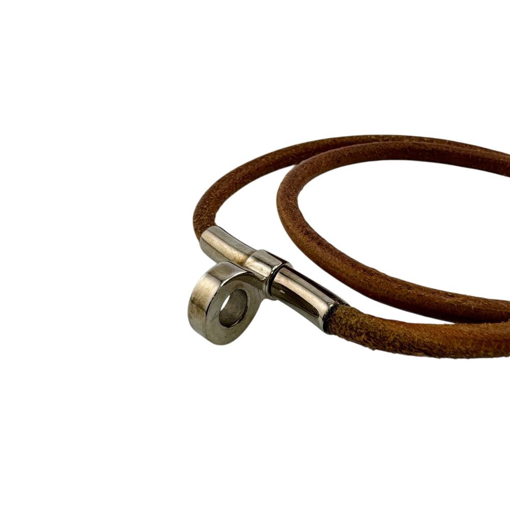 Hermes Bracelet Double Kelly Choker Brown — view 7