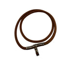 Hermes Bracelet Double Kelly Choker Brown — view 5