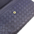 Bottega Veneta Long Wallet Leather Purple — view 6