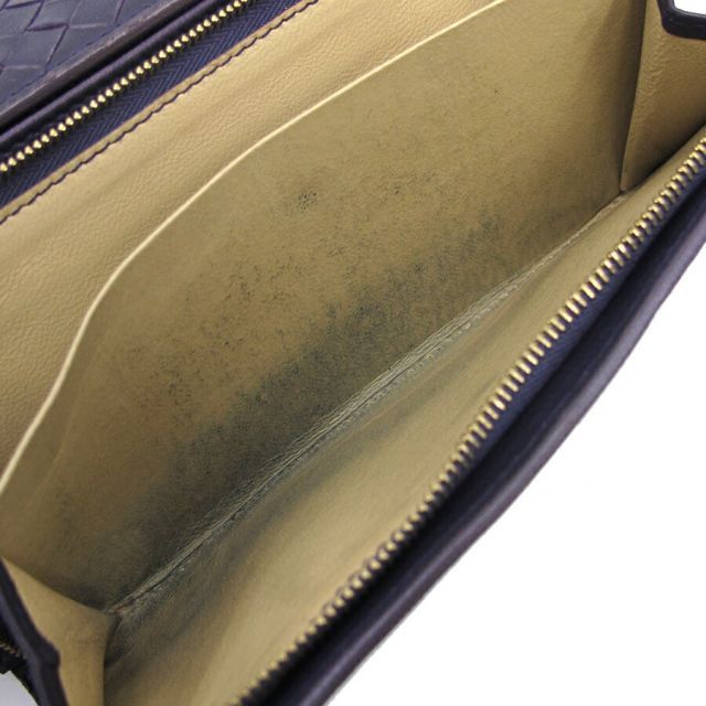 Bottega Veneta Long Wallet Leather Purple — view 4
