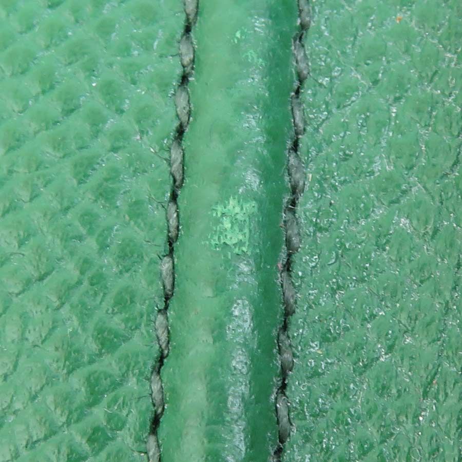 Hermes Notebook Cabas Leather Green — view 7