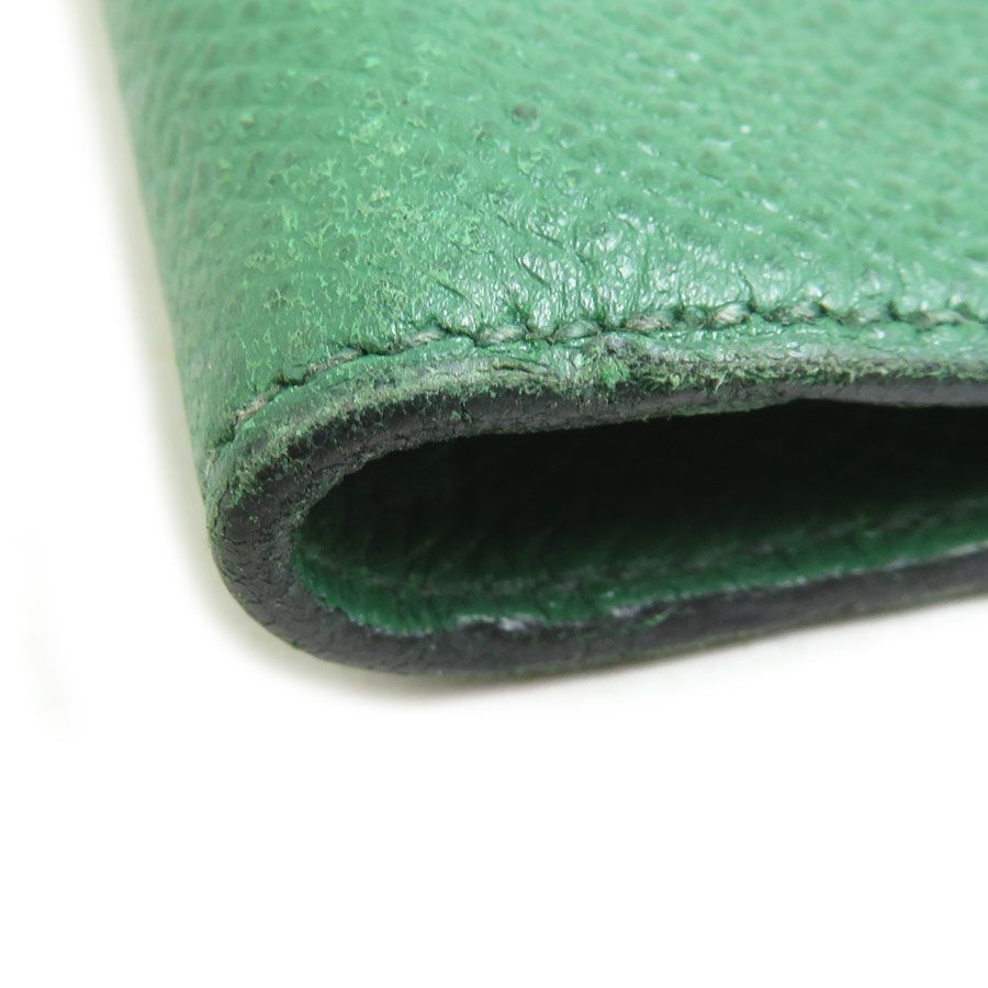 Hermes Notebook Cabas Leather Green — view 4