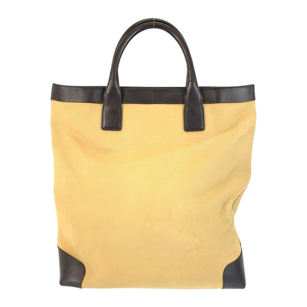 Gucci Sherry Line Beige Brown Canvas Leather 002 Tote Handbag — view 2