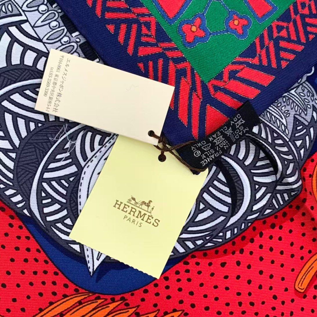 Hermes Carre 90 Large Scarf Silk Zenobie Reine de Palmyre Queen of Palmyra — view 8