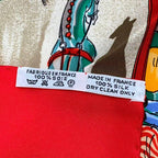 Hermes Carre 90 Cirque Molier Scarf Silk Red — view 8