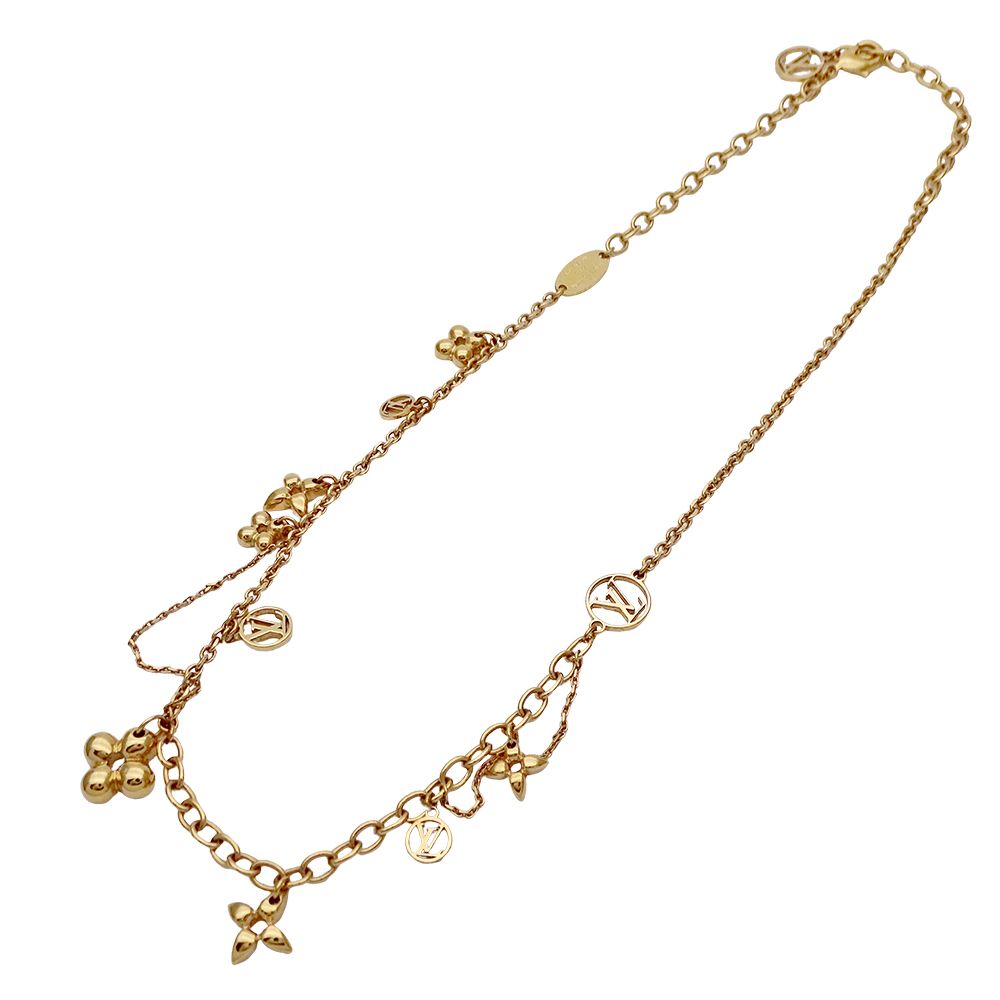 Louis Vuitton Necklace LV Collier Blooming Gold Choker — view 3