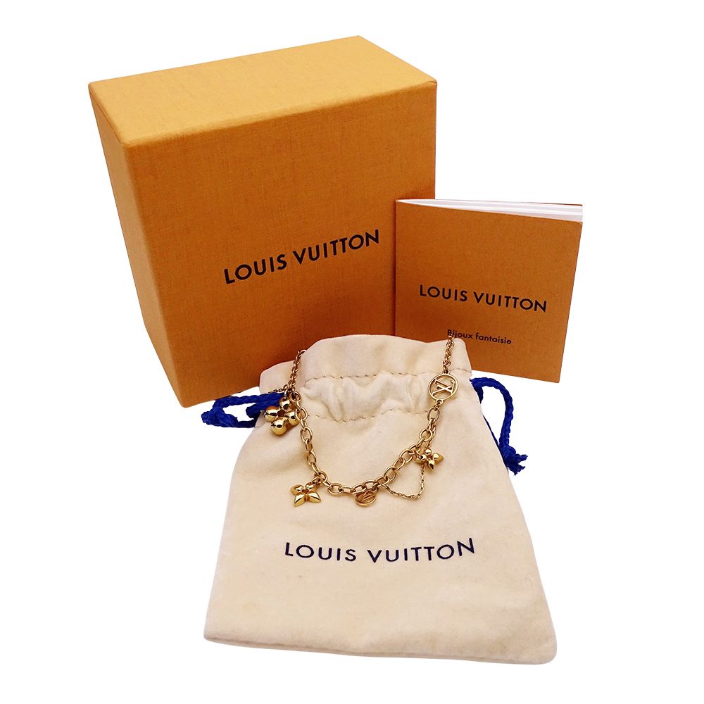 Louis Vuitton Necklace LV Collier Blooming Gold Choker — view 8