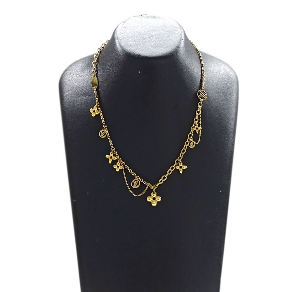 Louis Vuitton Necklace LV Collier Blooming Gold Choker — view 7