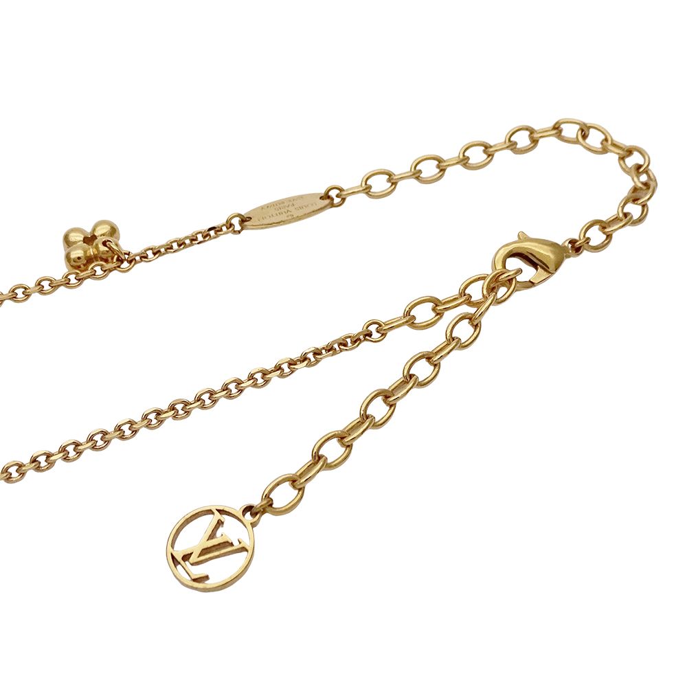 Louis Vuitton Necklace LV Collier Blooming Gold Choker — view 4