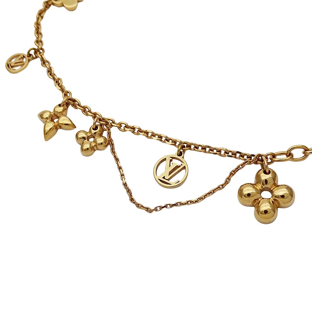 Louis Vuitton Necklace LV Collier Blooming Gold Choker — view 6