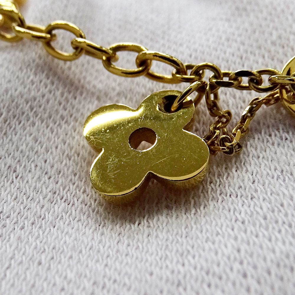 Louis Vuitton Necklace LV Collier Blooming Gold Choker — view 9