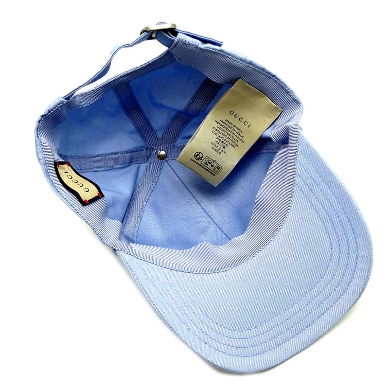 Gucci Cap Cotton Blue — view 6