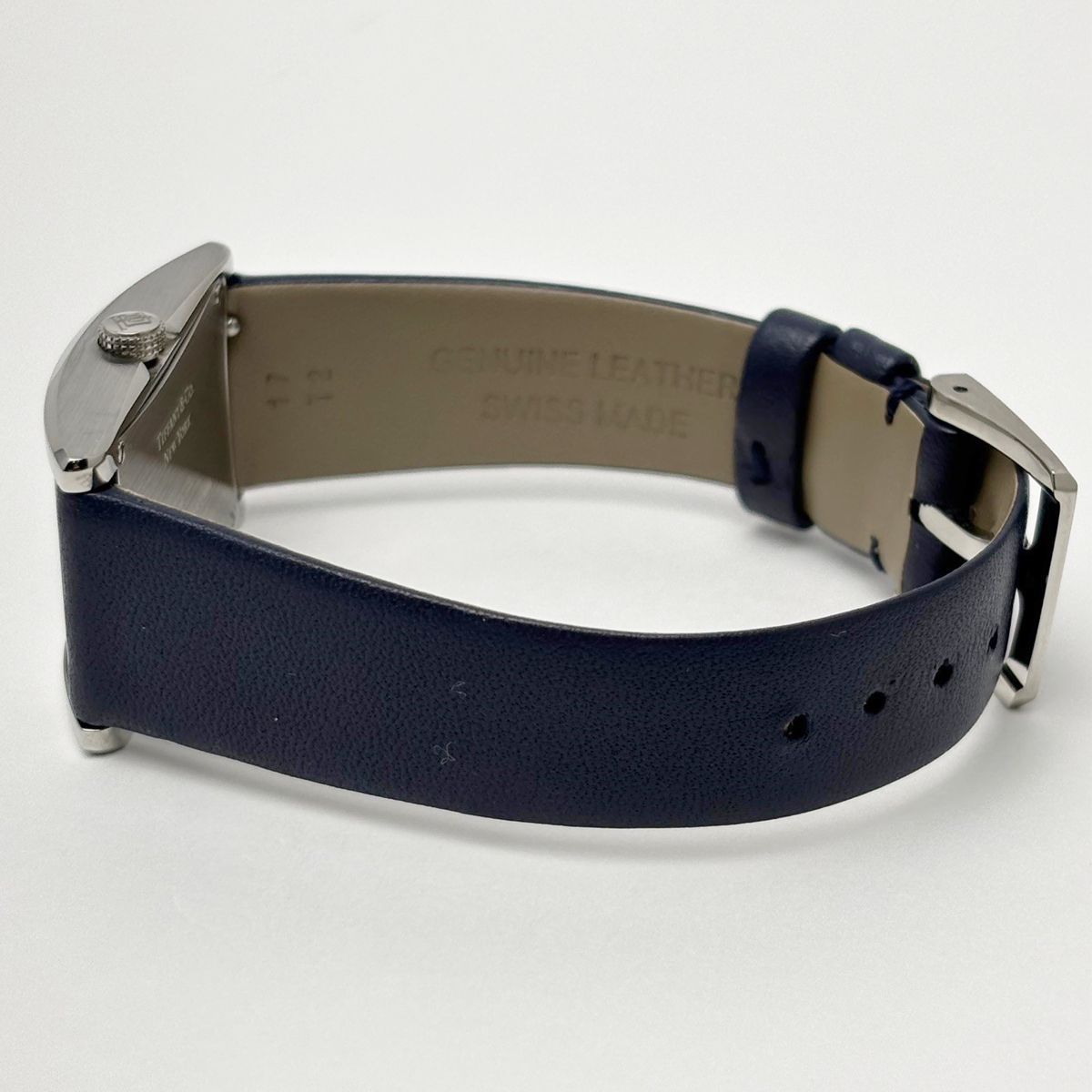 Tiffany & Co Watch Quartz East West Mini Navy Silver — view 8