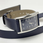 Tiffany & Co Watch Quartz East West Mini Navy Silver — view 3