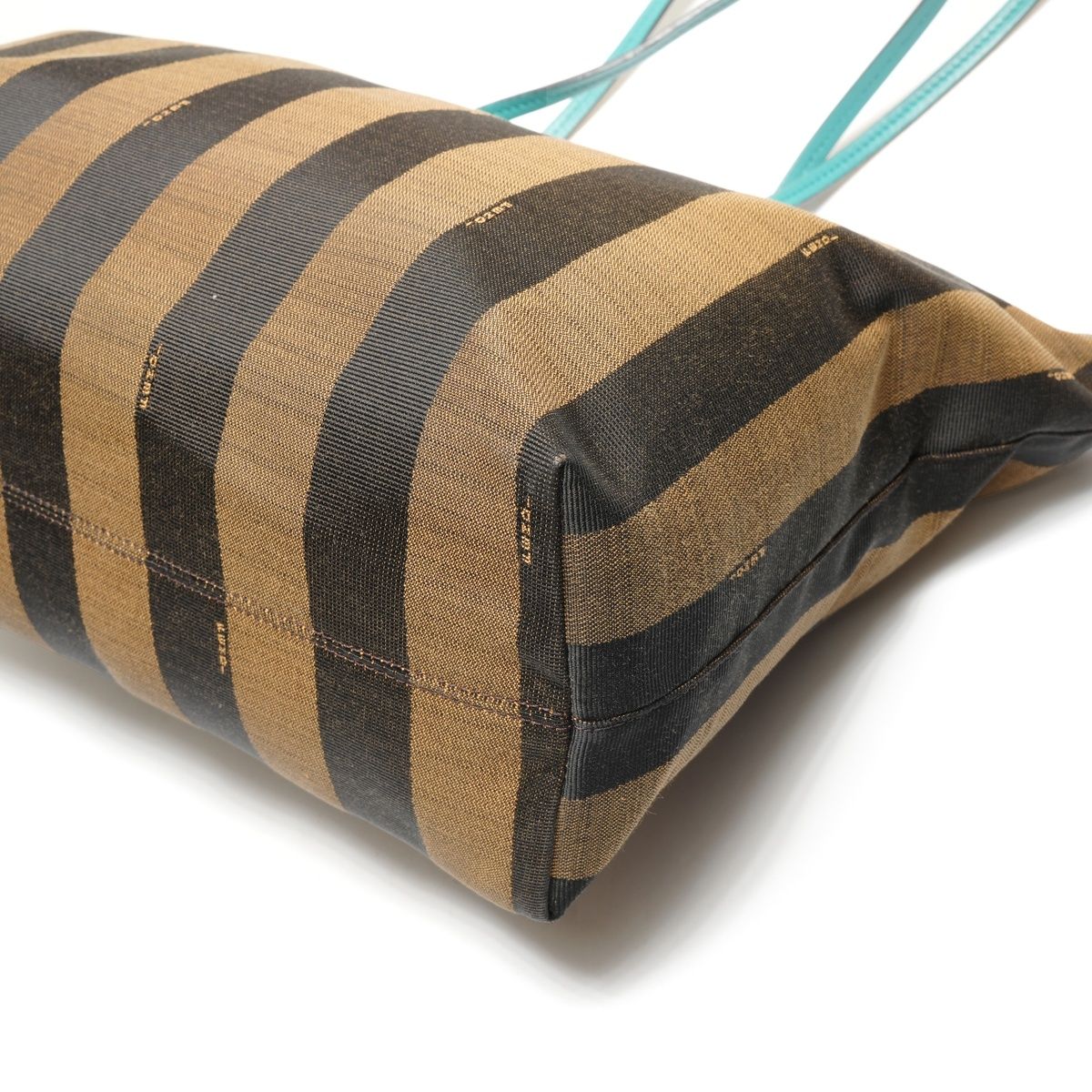Fendi Shoulder Bag Pecan Canvas Leather — view 6