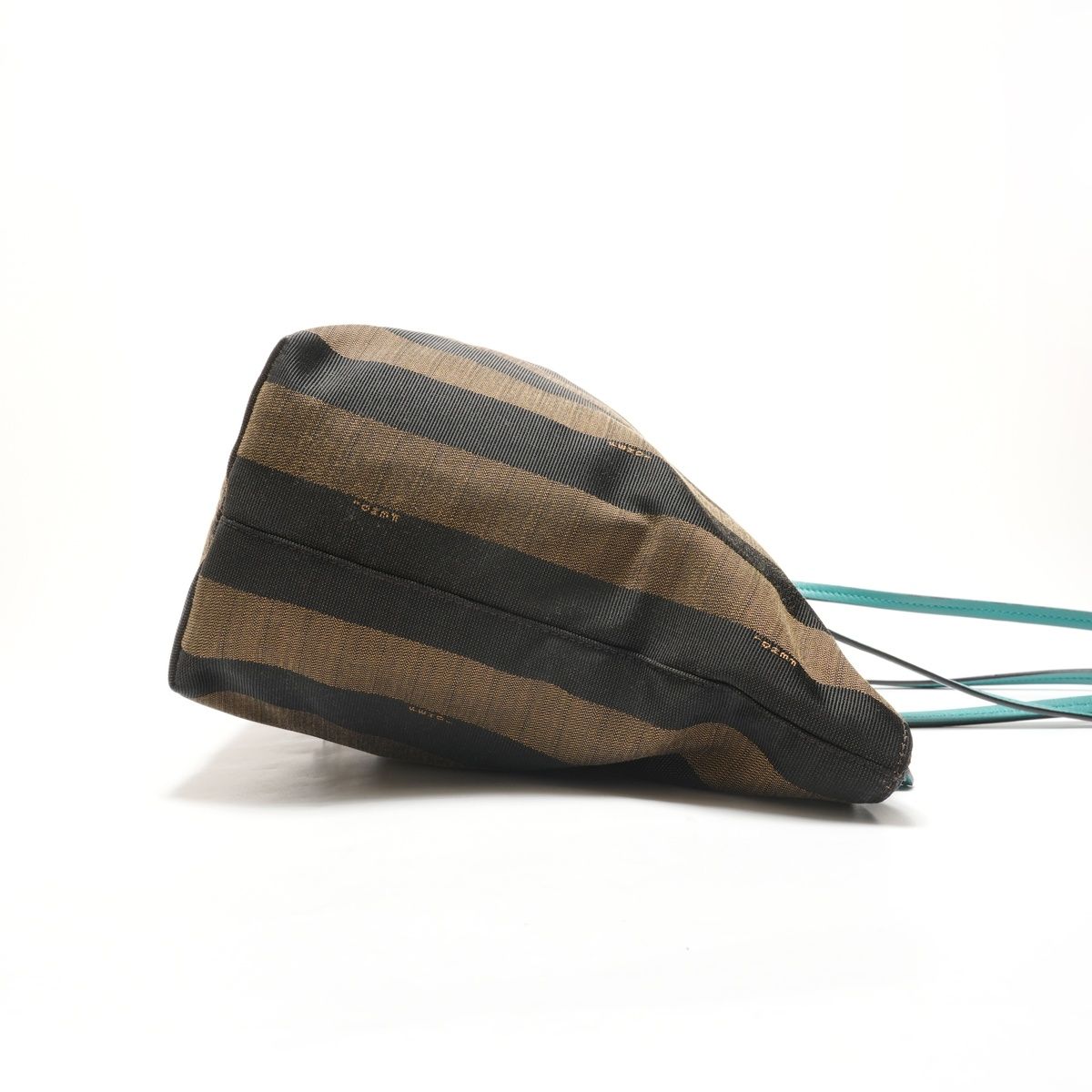 Fendi Shoulder Bag Pecan Canvas Leather — view 4