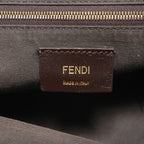 Fendi Shoulder Bag Pecan Canvas Leather — view 9