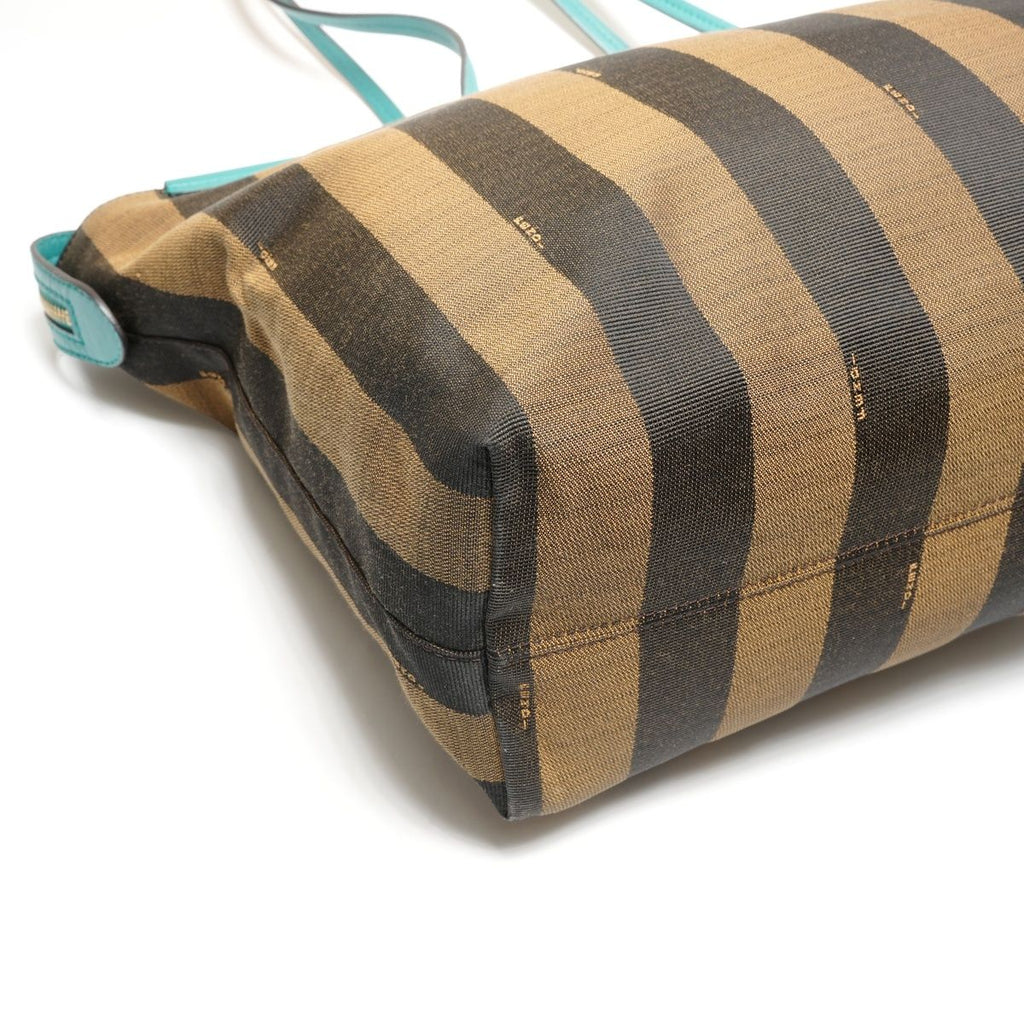 Fendi Shoulder Bag Pecan Canvas Leather — view 5