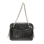 Chanel Shoulder Bag Lambskin Chain Torn Inside — view 2
