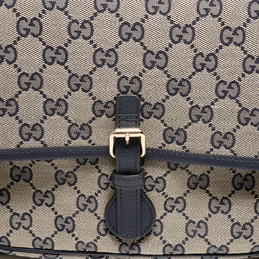 Gucci Shoulder Bag GG Canvas Navy — view 8