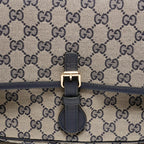Gucci Shoulder Bag GG Canvas Navy — view 8