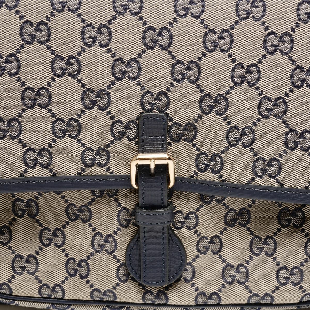 Gucci Shoulder Bag GG Canvas Navy — view 8