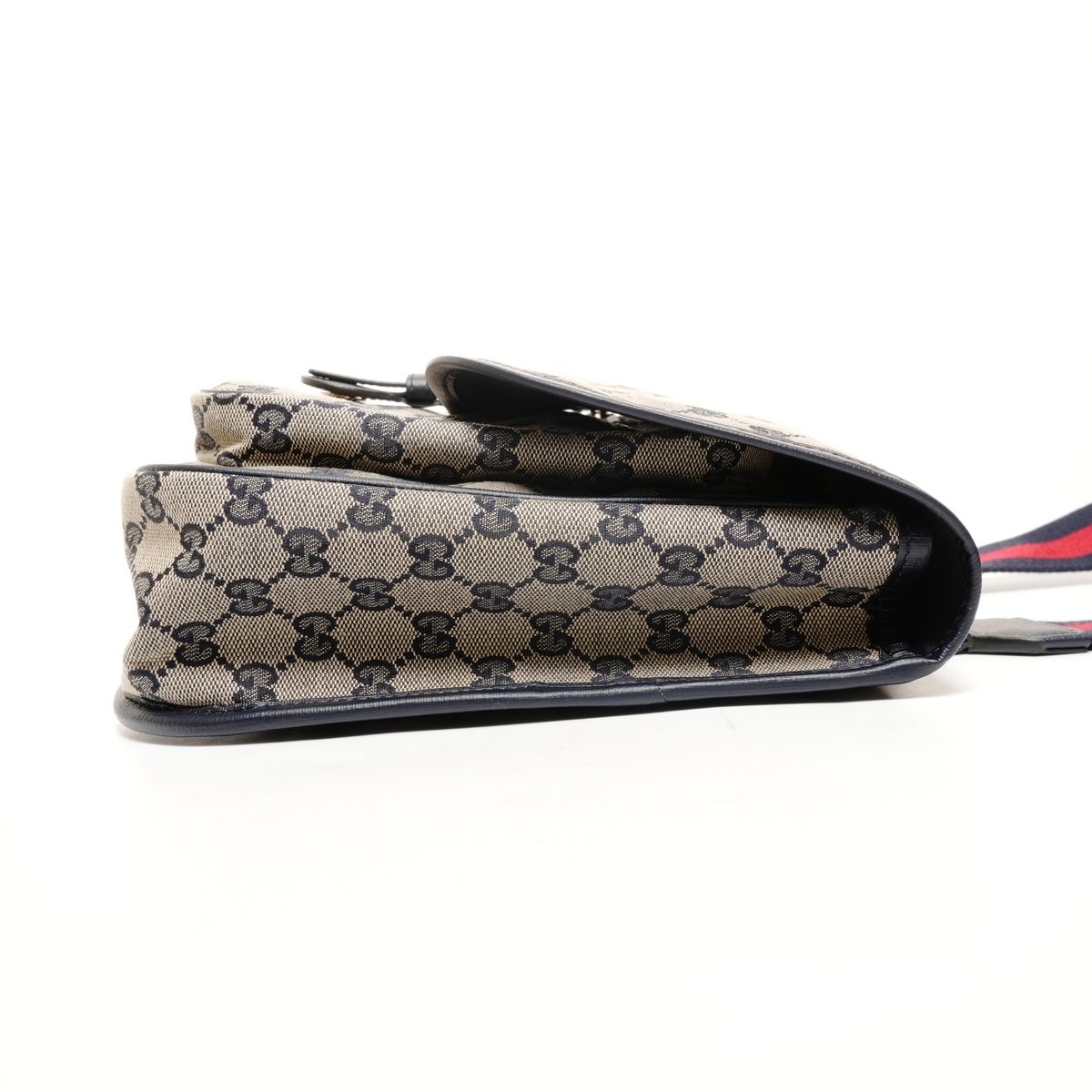 Gucci Shoulder Bag GG Canvas Navy — view 4