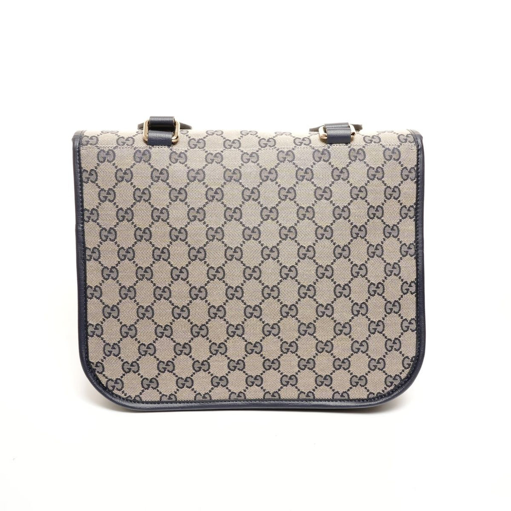 Gucci Shoulder Bag GG Canvas Navy — view 2