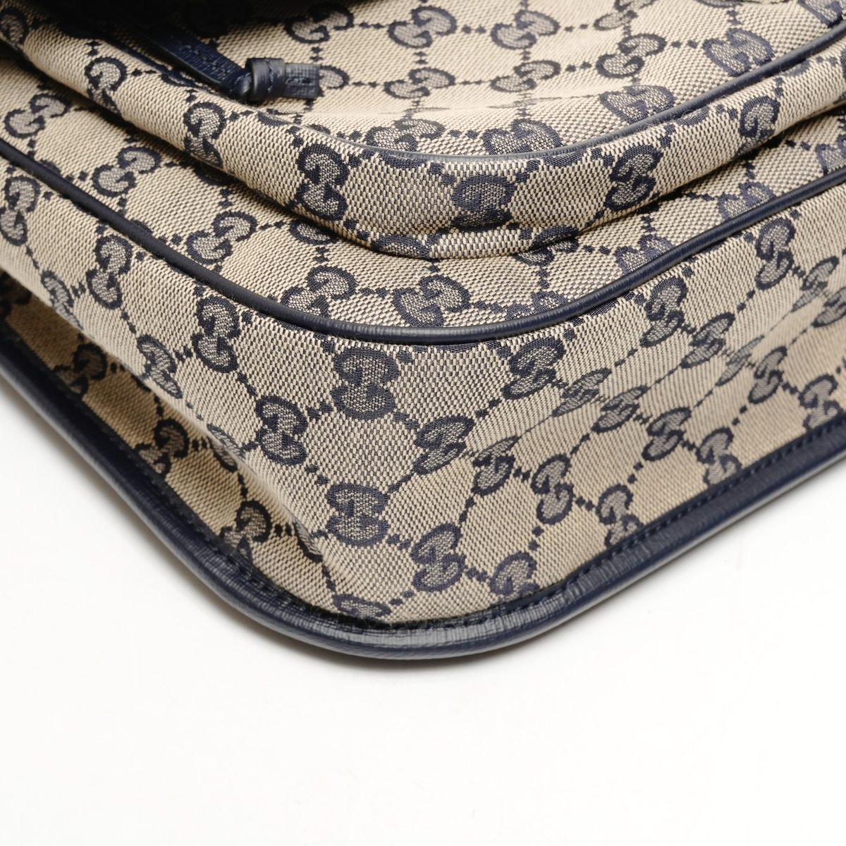 Gucci Shoulder Bag GG Canvas Navy — view 5