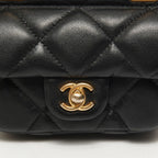 Chanel Shoulder Bag Quilted Chain Clutch Mini Wallet Card — view 8