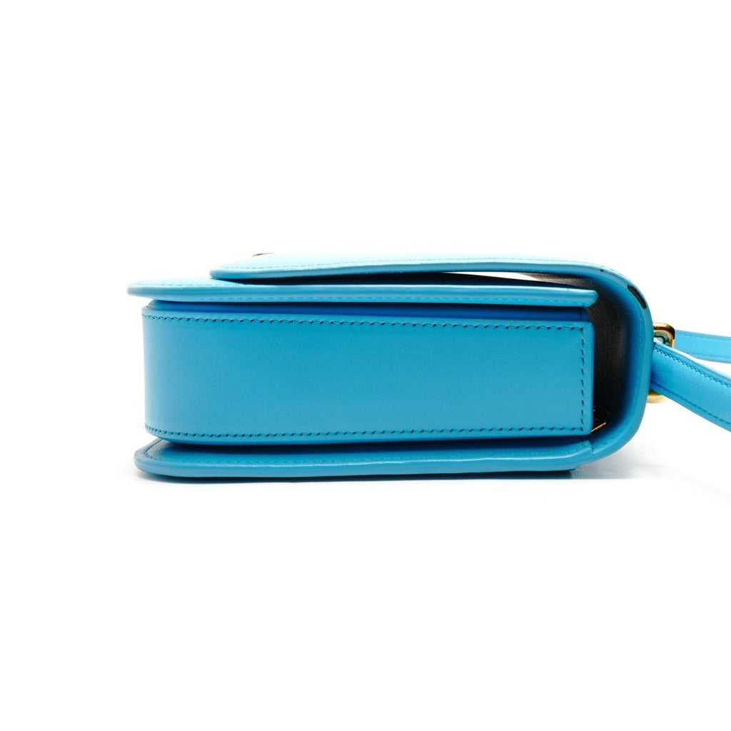 Loewe Shoulder Bag Goya Leather Turquoise Blue — view 4