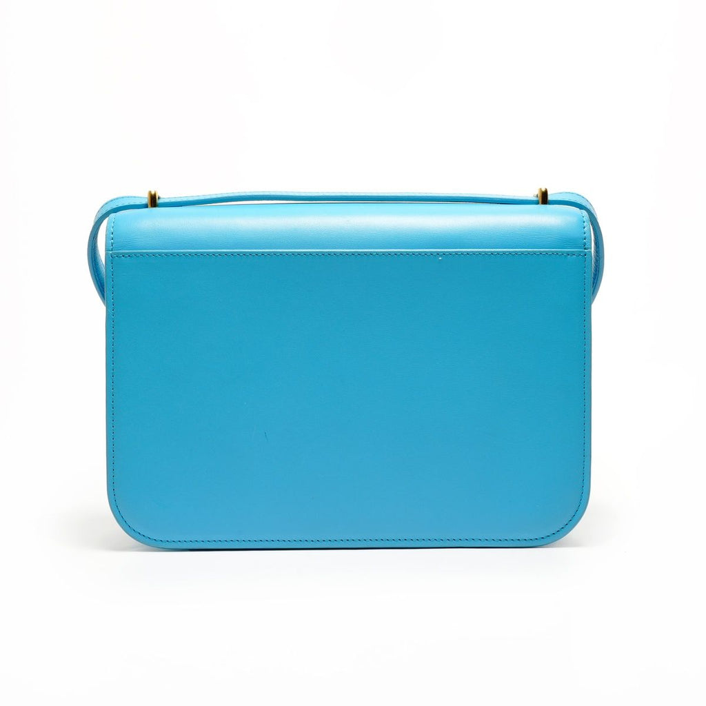 Loewe Shoulder Bag Goya Leather Turquoise Blue — view 2