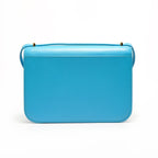 Loewe Shoulder Bag Goya Leather Turquoise Blue — view 2