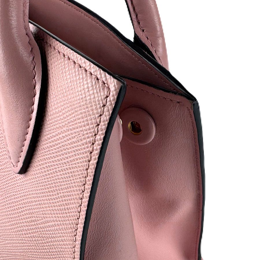 Prada Shoulder Bag Leather Pink — view 7