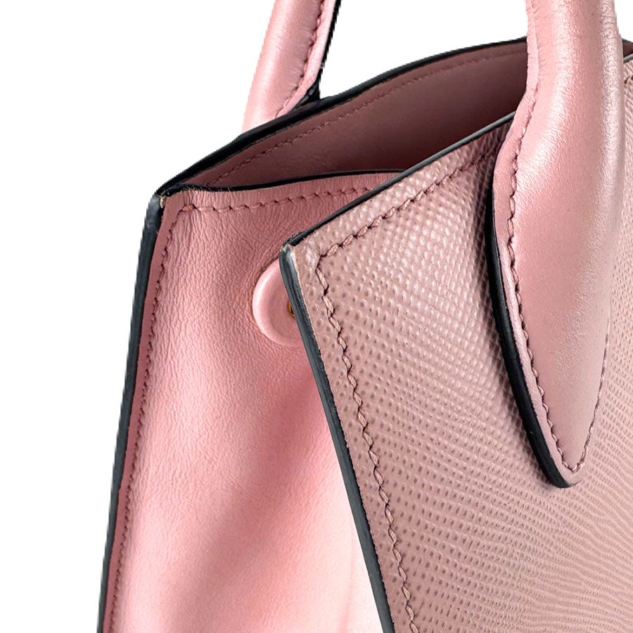 Prada Shoulder Bag Leather Pink — view 6